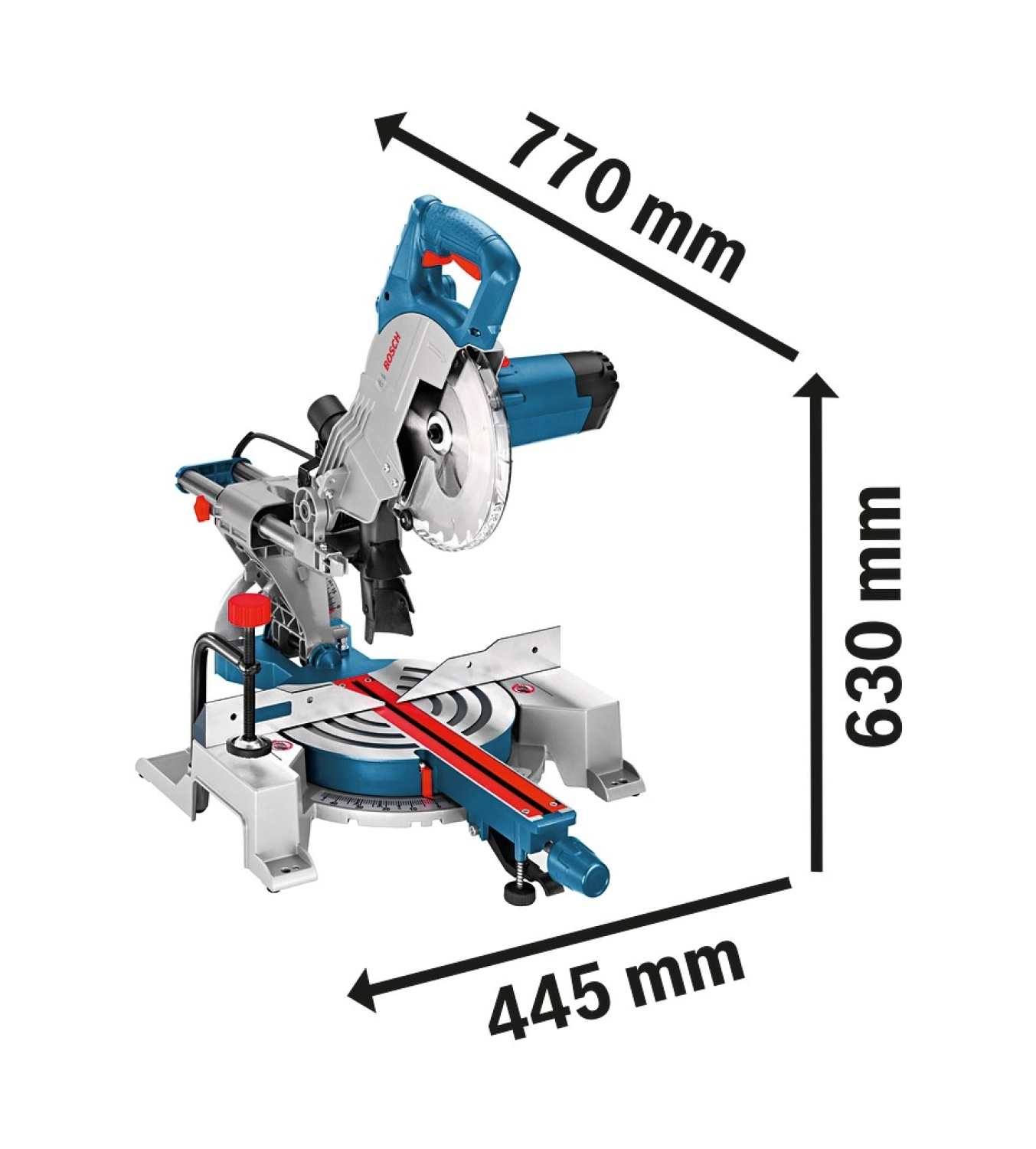 Bosch Gcm 800 Sj Kızaklı 216 Mm Gönye Kesme Makinası - Görsel 2