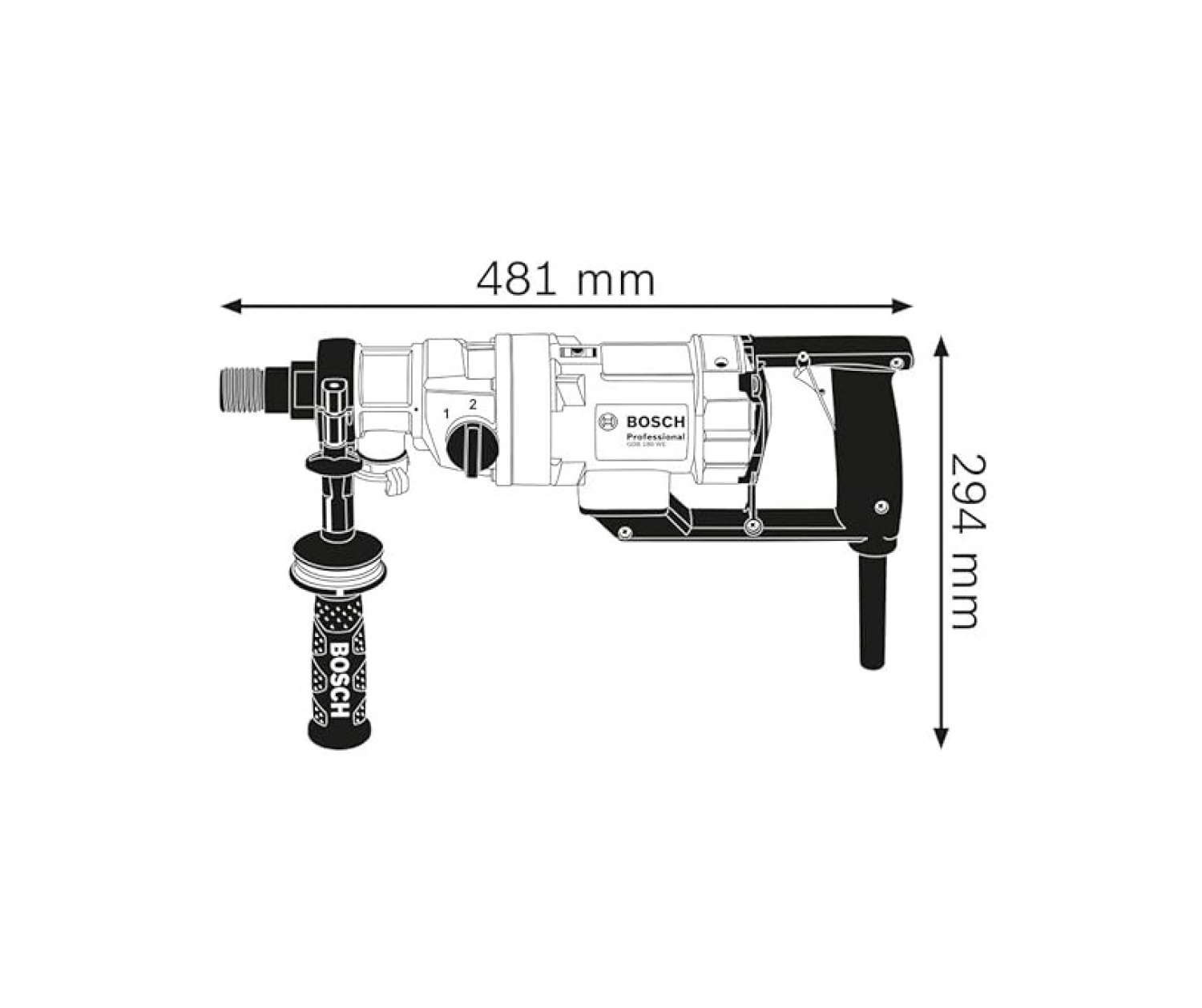 Bosch Gdb 180 We Karot Makinası - Görsel 2