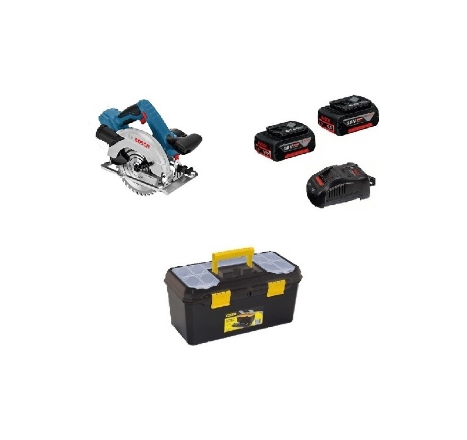 Bosch Gks 18 V 57 Akülü Daire Testere Makinası 18 V 5Ah ürün görseli