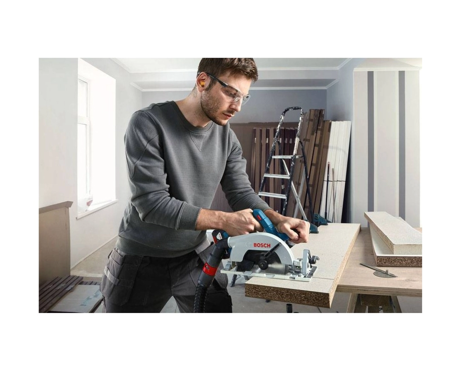 Bosch Gks 185-Li Daire Testere - Görsel 8