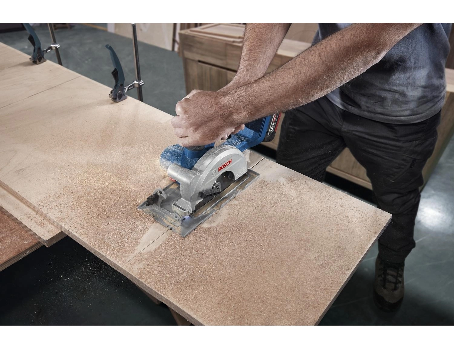 Bosch Gks 18V-51 Akülü Daire Testere (Solo) - Görsel 3