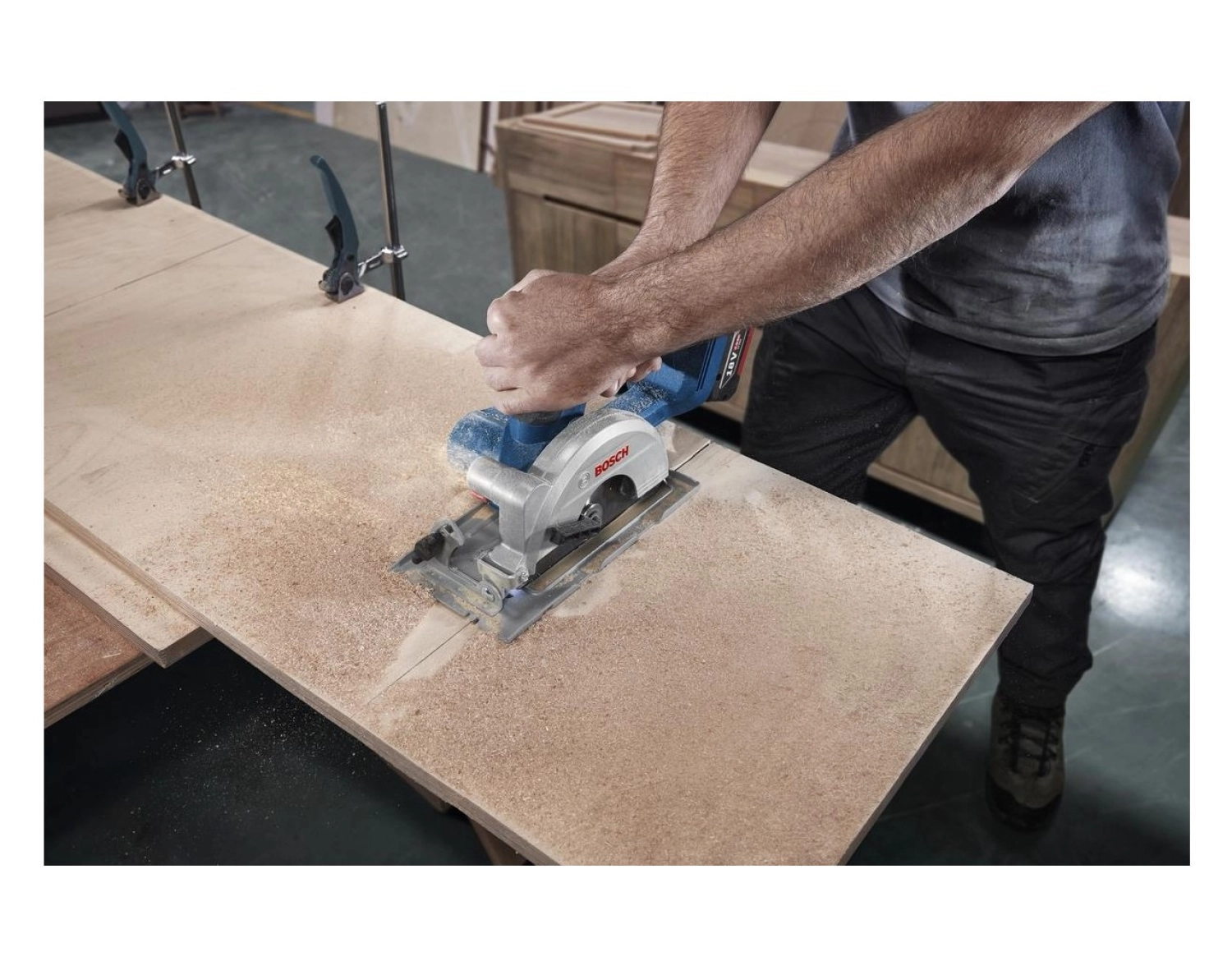 Bosch Gks 18V-51 Akülü Daire Testere (Solo) - Görsel 4
