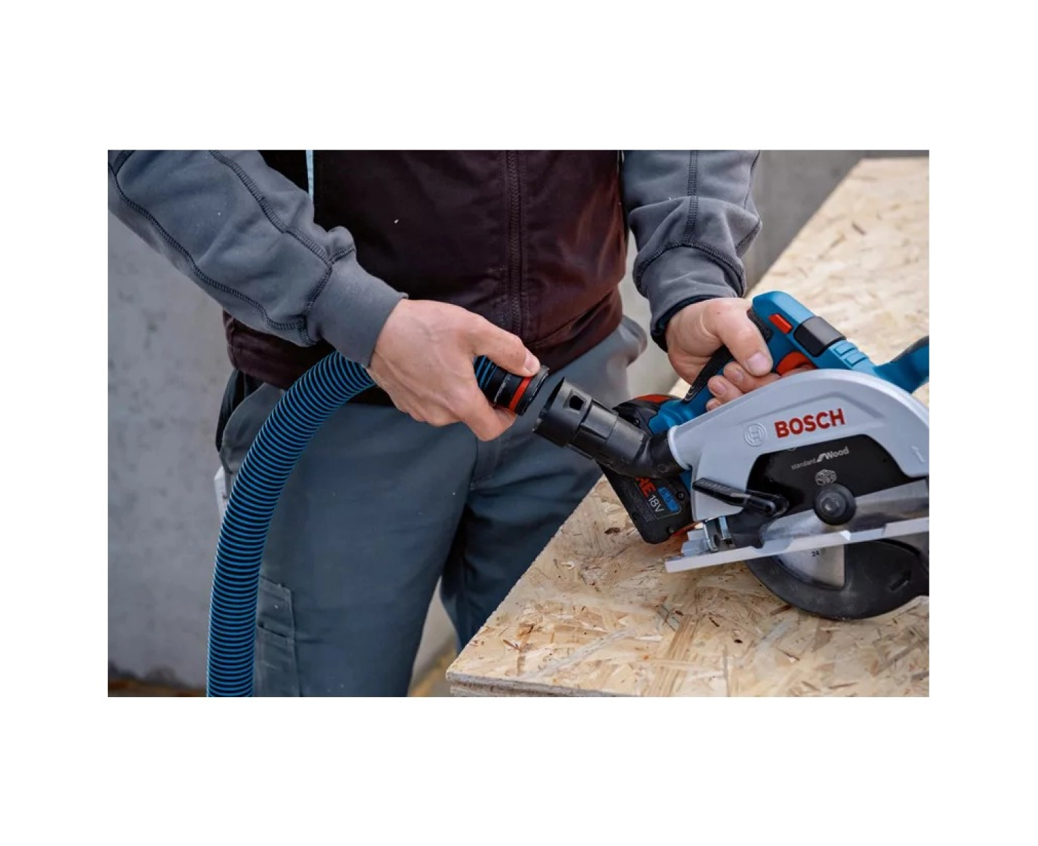 Bosch Gks 18V-57-2 Akülü Daire Testere (Akü Dahil Değildir.) (0 601 6C1 200) - Görsel 3