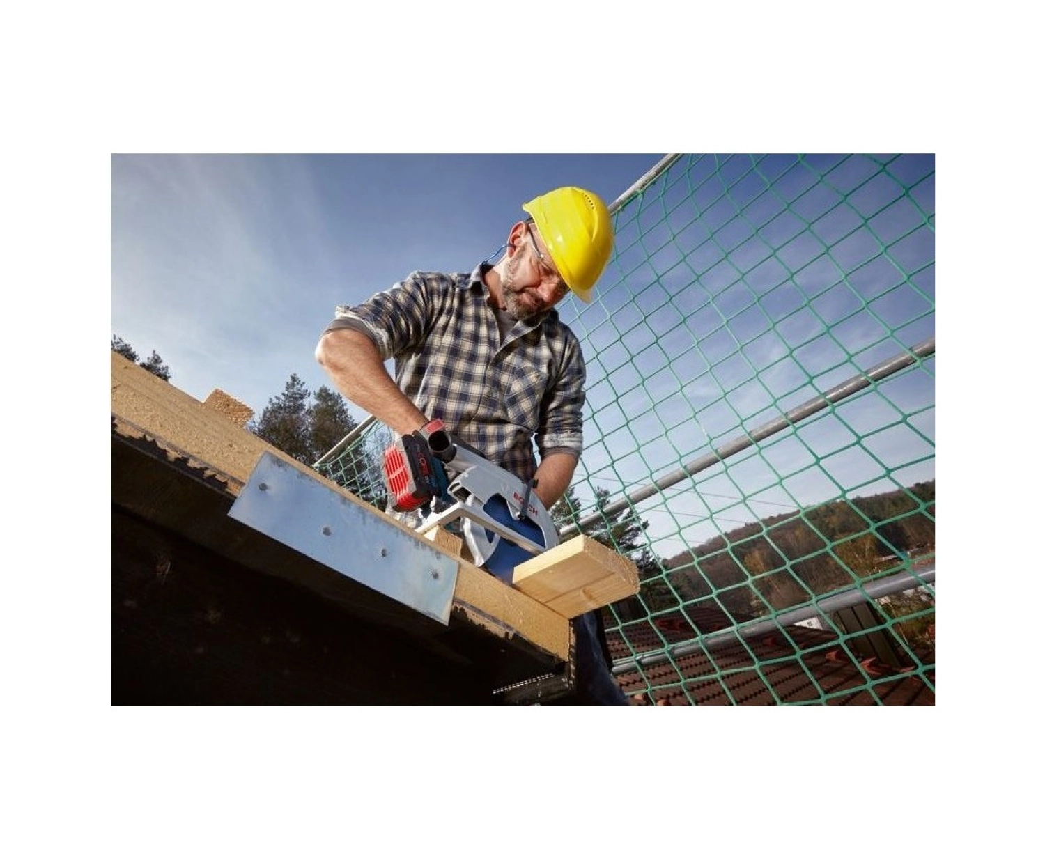 Bosch Gks 18V-68 C Akülü Daire Testere 2 X 5 Ah. Set - Görsel 2