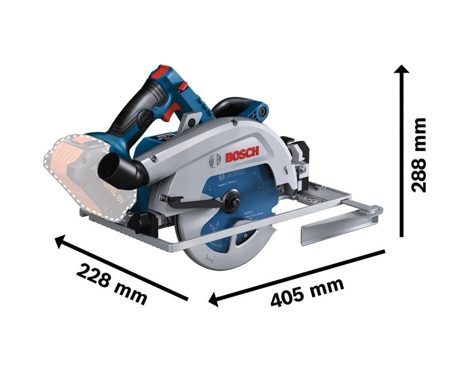 Bosch Gks 18V-68 Gc Akülü Daire Testere ürün görseli