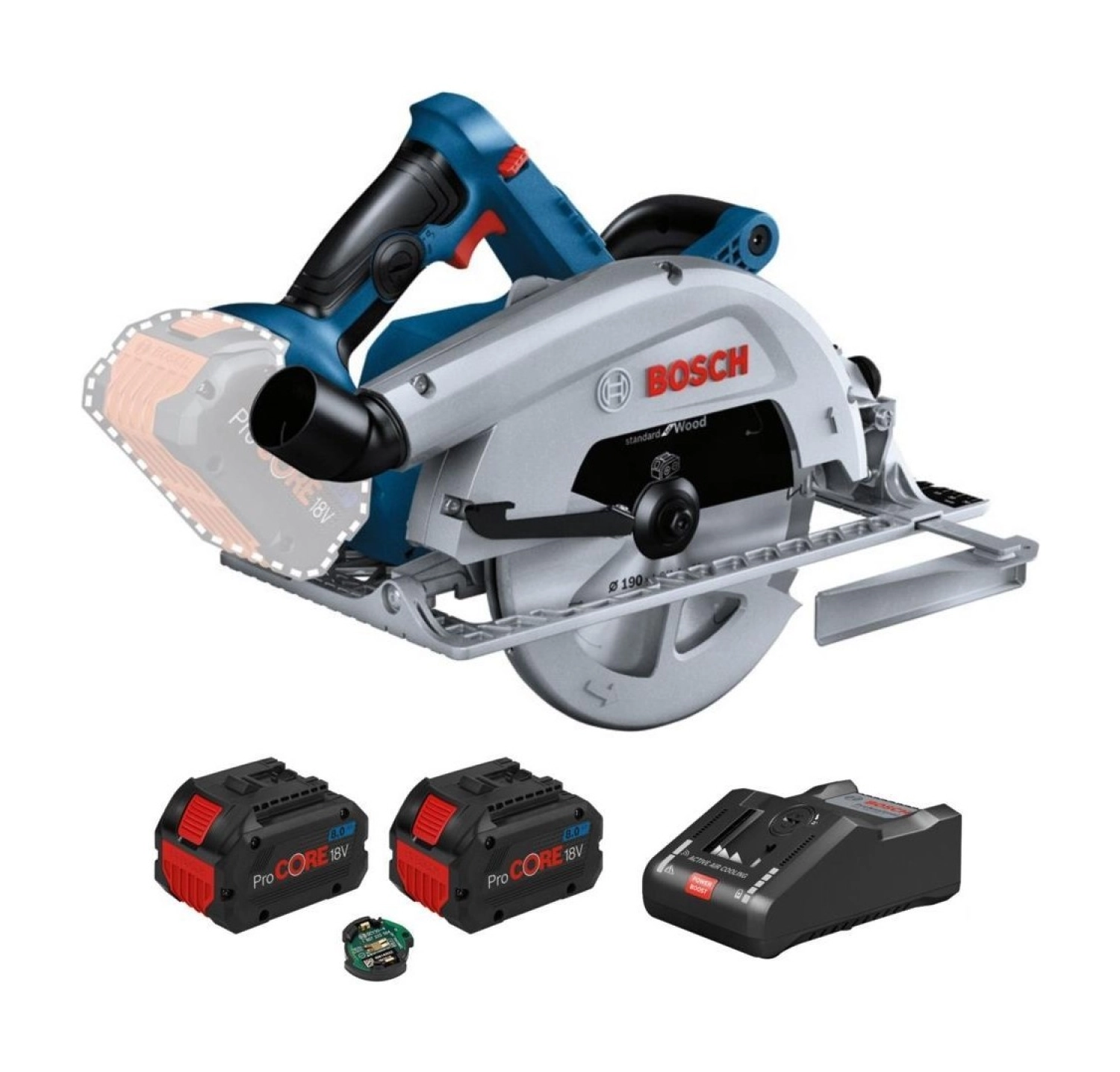 Bosch Gks 18V 68C Akülü Daire Testere 2X8 Amper Biturbo ürün görseli