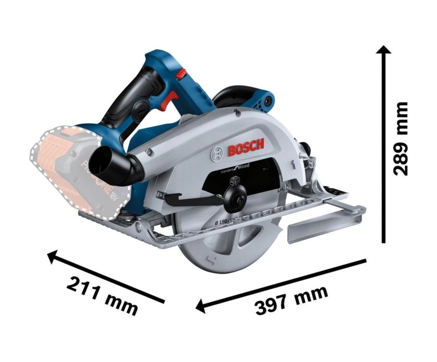 Bosch Gks 18V 68C Akülü Daire Testere 2X8 Amper Biturbo - Görsel 2