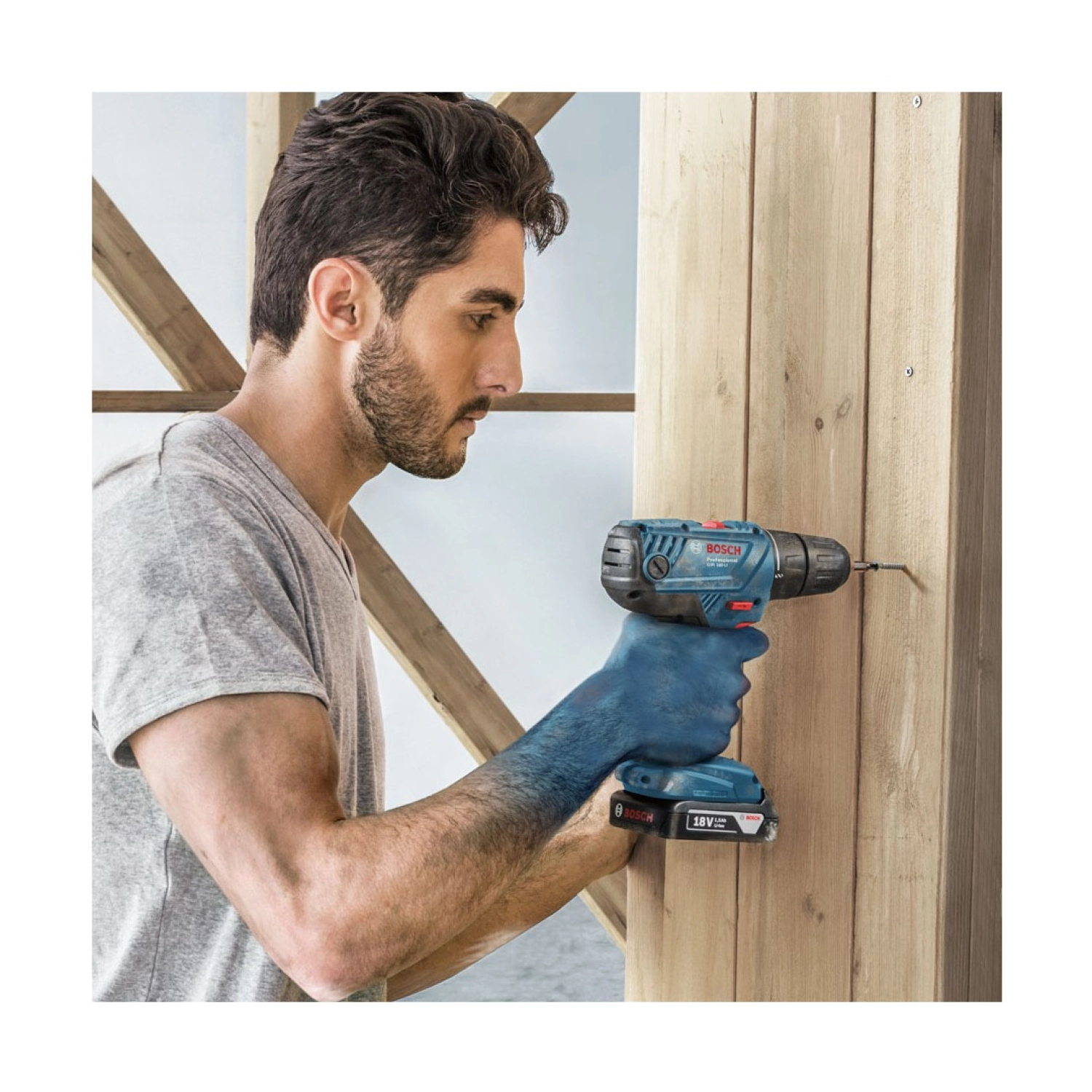 Bosch Gsb 180-Li̇ 18V 2Ah Darbeli Akülü Vidalama Şarjlı Matkap + 32 Parça Vidalama Ucu Seti - Görsel 8