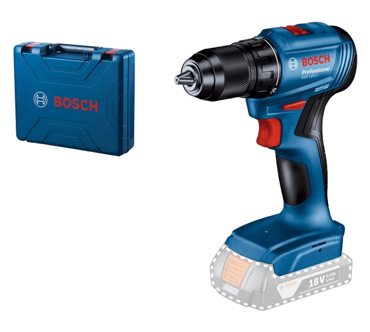 Bosch Gsr 185-Li Çift Akülü 5 Ah Vidalama ürün görseli