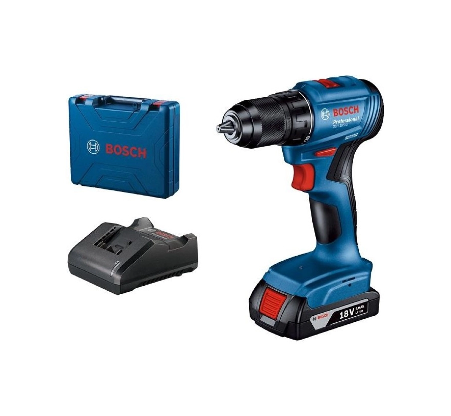 Bosch Gsr 185-Li Tek Akülü Delme Vidalama Makinesi ürün görseli
