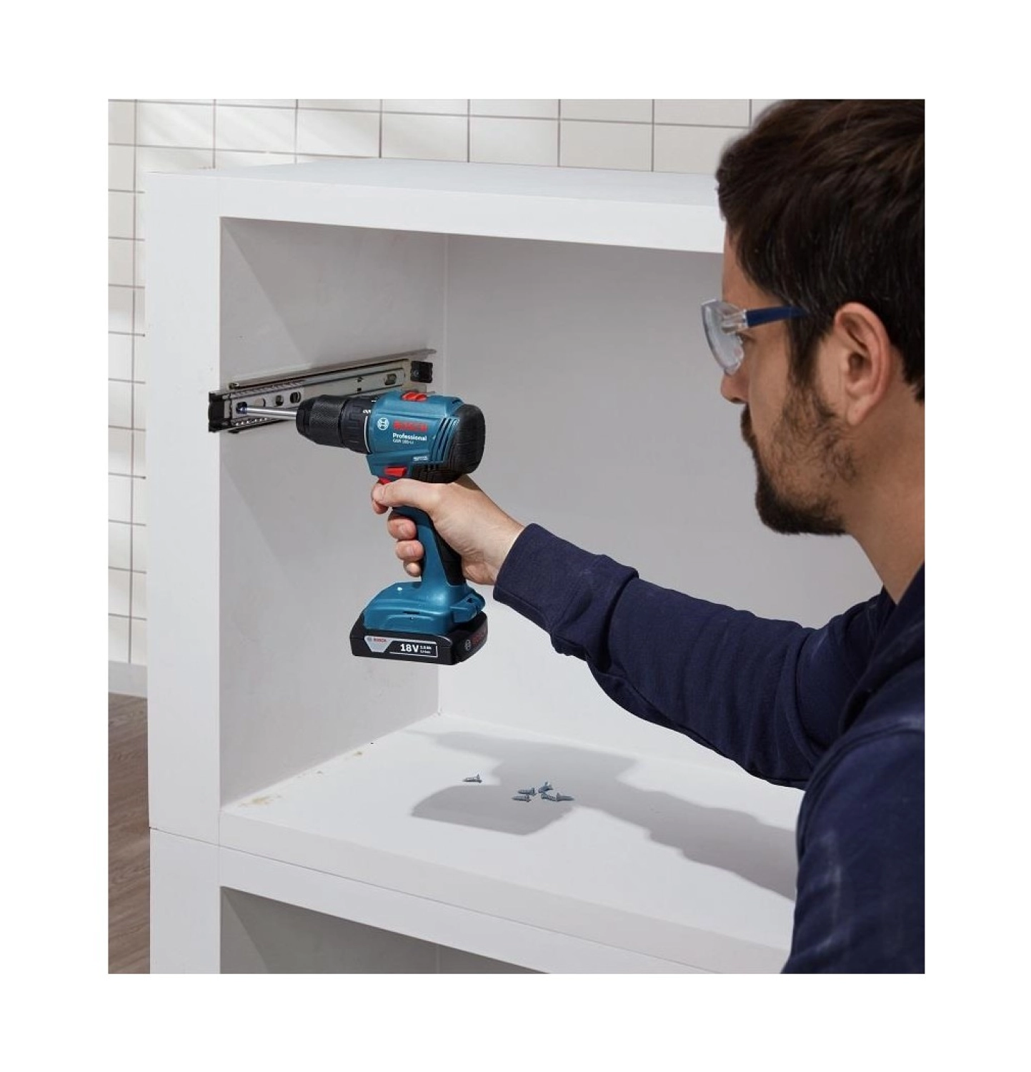 Bosch Gsr 185-Li Tek Akülü Delme Vidalama Makinesi - Görsel 3