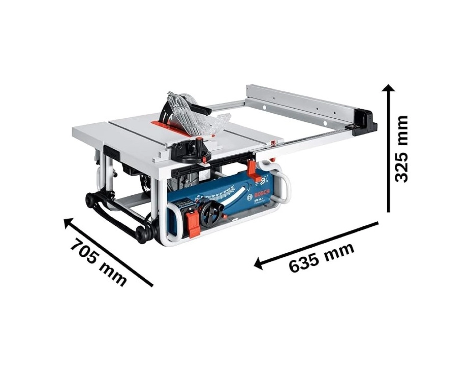 Bosch Gts 10 J Profesyonel 1800 Watt Elektrikli Tezgah Tipi Daire Testere - Görsel 5