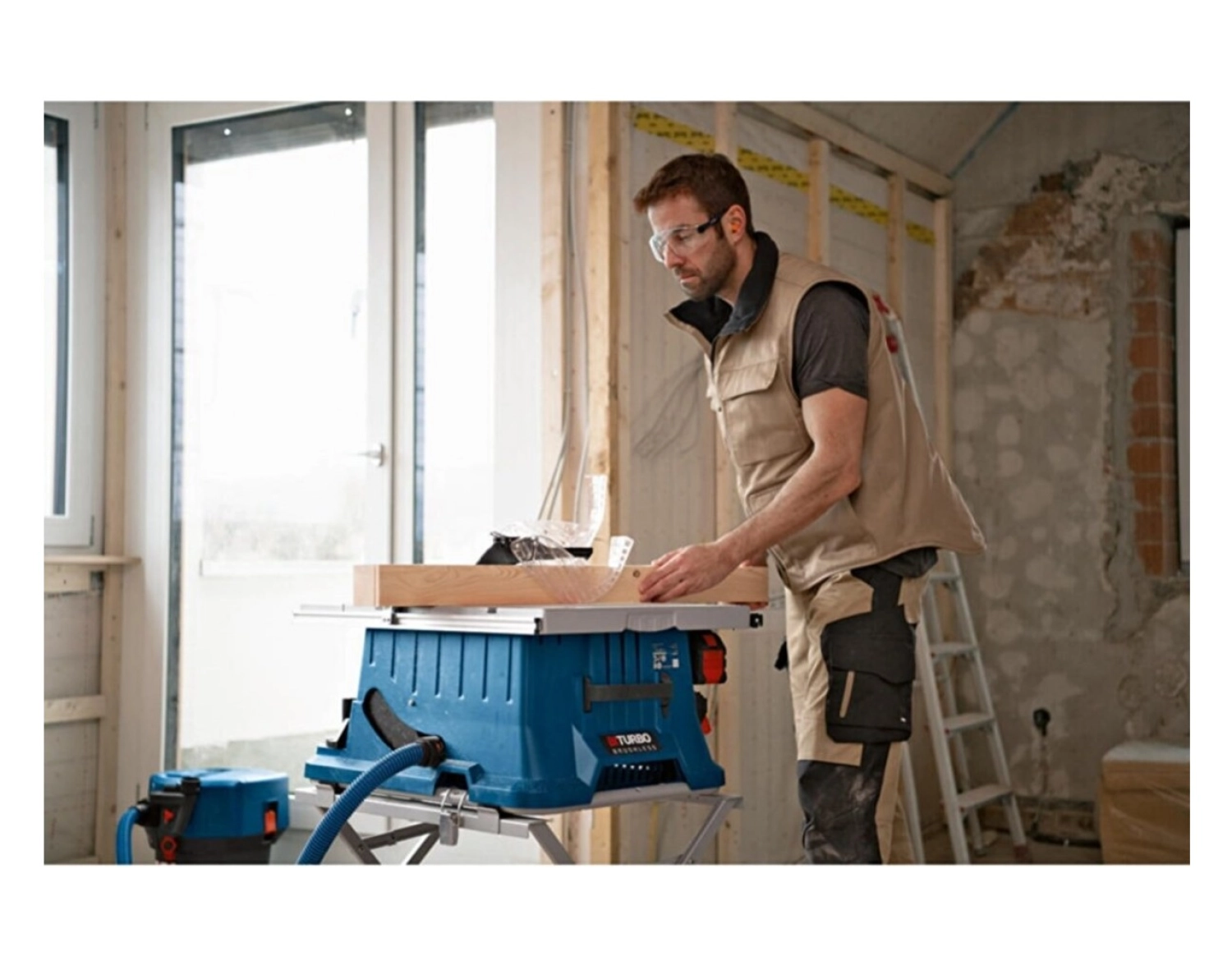 Bosch Gts 18V-216 (Akü Ve Şarj Yoktur) Tezgah Testere Makinesi - Görsel 3