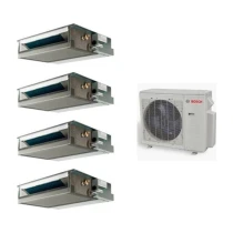 Bosch Multi Kanallı İnverter Klima 42000 Btu 1 Dış + 4 İç Ünite 12000 + 12000 + 12000 + 18000 Btu