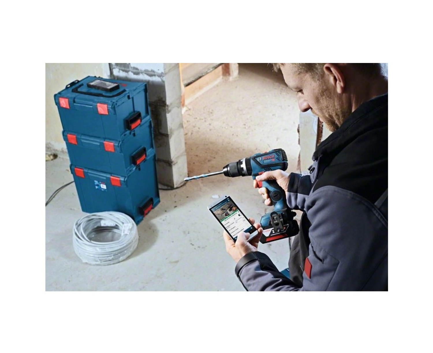 Bosch Professional Gsb 18V-60 C Solo Makine - Görsel 2