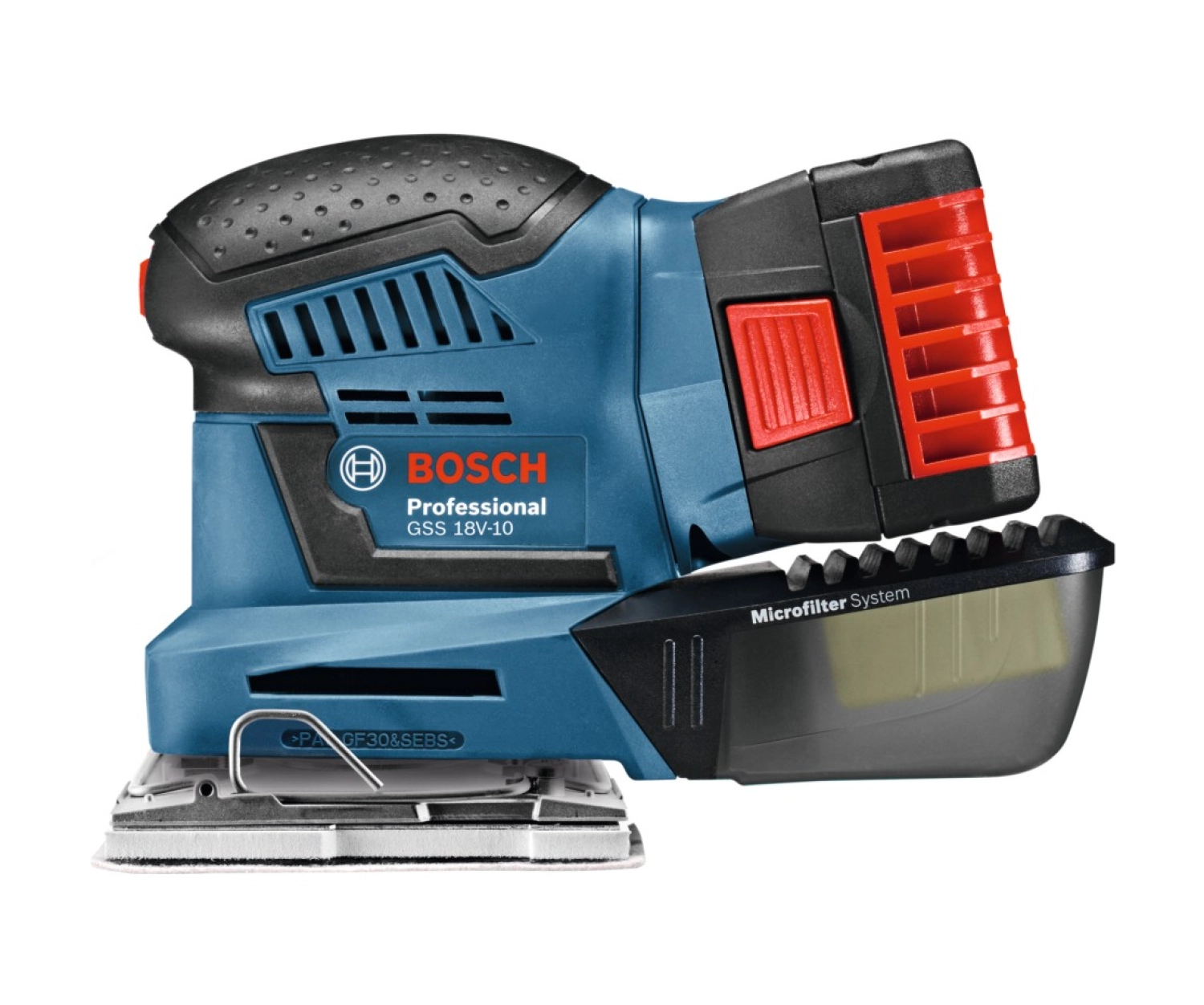 Bosch Professional Gss 18 V-10 5 Ah Çift Akülü Titreşimli Eksantrik Zımpara - L-Boxx Çantalı - Görsel 2