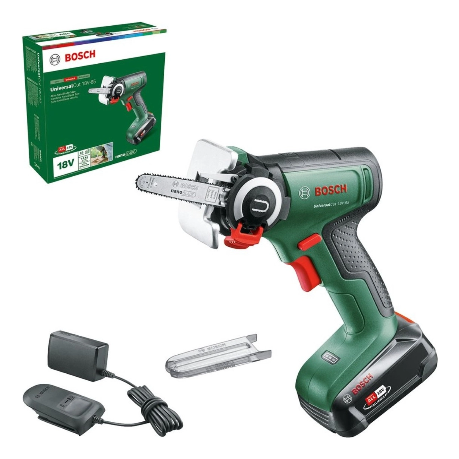 Bosch Universalcut 18V-65 2.5 Ah Tek Akü Nanoblade Testere ürün görseli