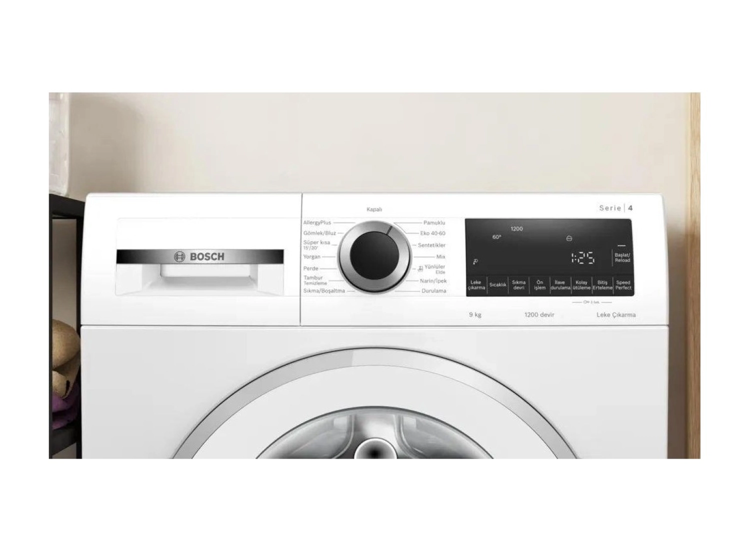 Bosch Wga242X3Tr Çamaşır Makinesi 9 Kg 1200 Devir Beyaz - Görsel 2