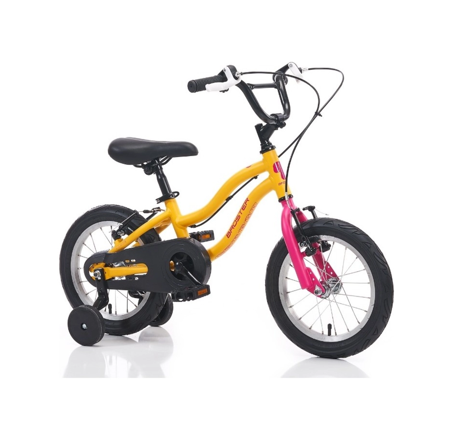 Broster Joyus - 16 Jant Alüminyum Kadro Çocuk Bisikleti - Mat Sarı - Görsel 2