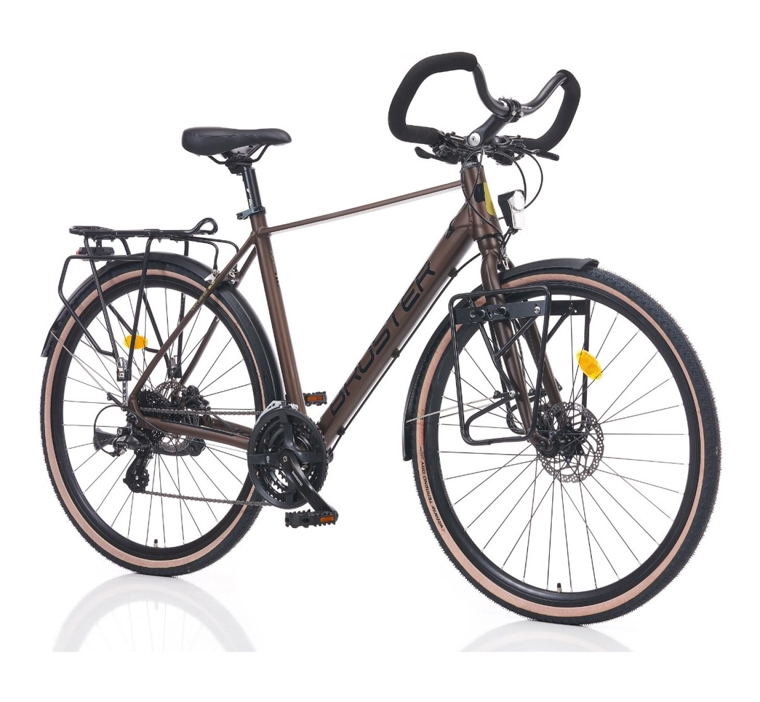 Broster On'line 2.0 - 28 Jant 51Cm ( L ) Kadro Şehir Tur Bisikleti - Mat Yeşil - Görsel 2