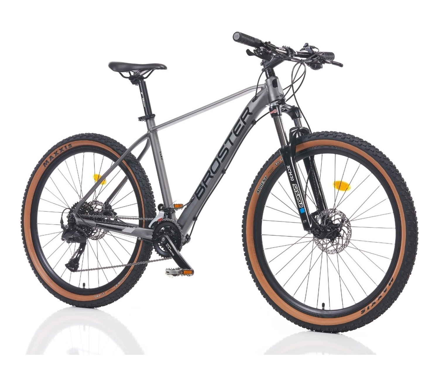 Broster Proxon - 27.5 Jant 17'' ( M ) Kadro 20 Vites Dağ Bisikleti - Mat Metalik Gri - Görsel 2