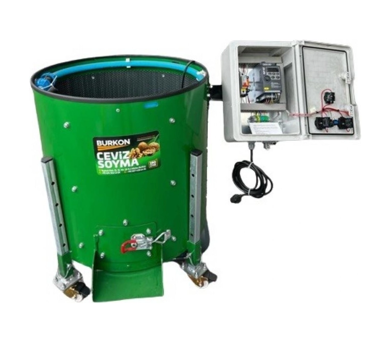 Burkon 190 Lt 75 Kg Devir Ayarlı Ceviz Soyma Makinesi - Görsel 3