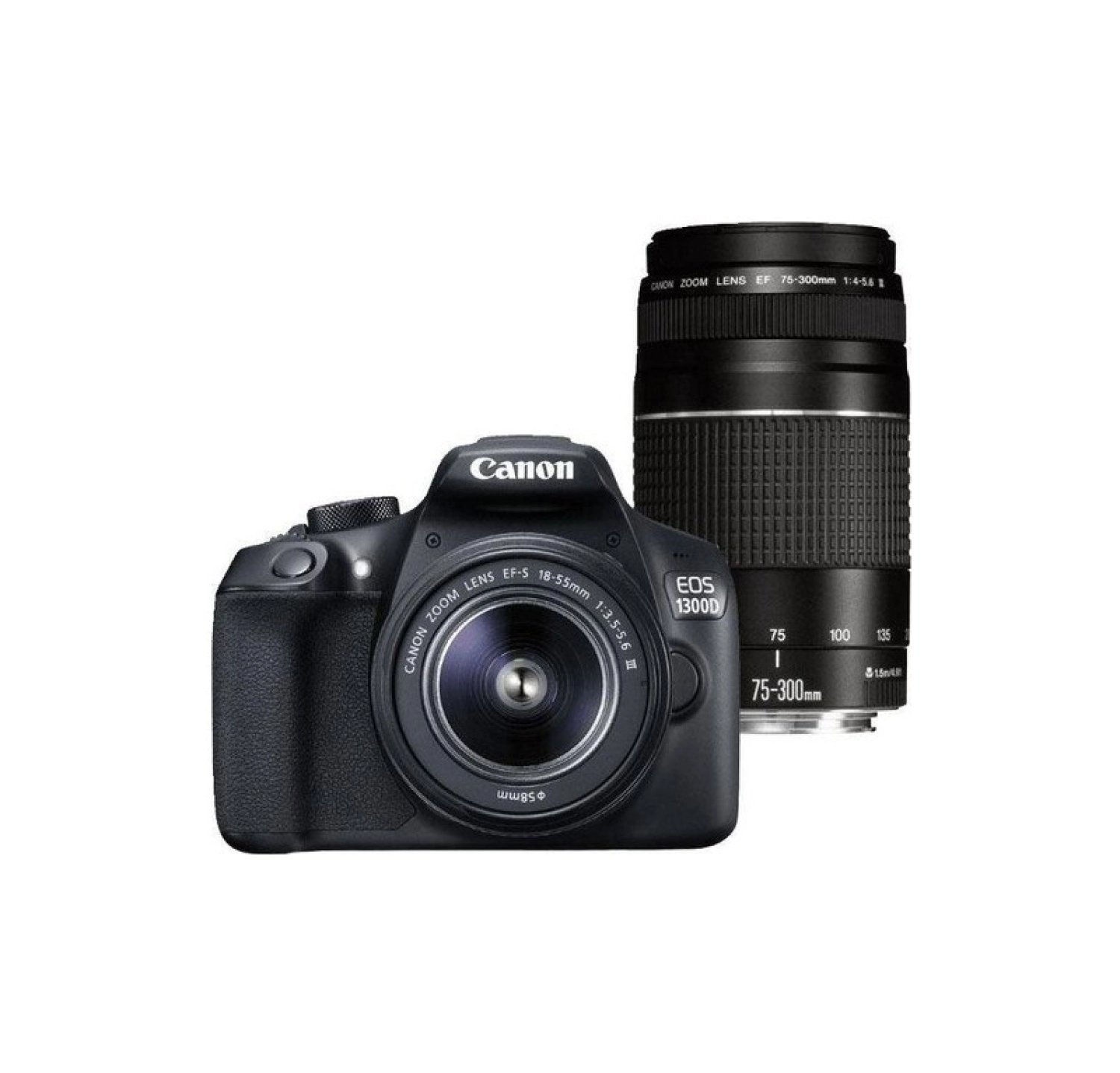 Canon Canon Eos 1300D 18-55 Mm + 75-300 Mm Dc Double Lens Dijital Slr Fotoğraf Makinesi (Canon Eurasia Garantili ) ürün görseli