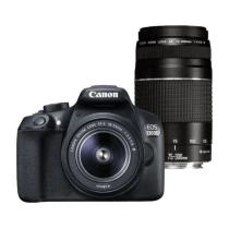 Canon Canon Eos 1300D 18-55 Mm + 75-300 Mm Dc Double Lens Dijital Slr Fotoğraf Makinesi (Canon Eurasia Garantili )