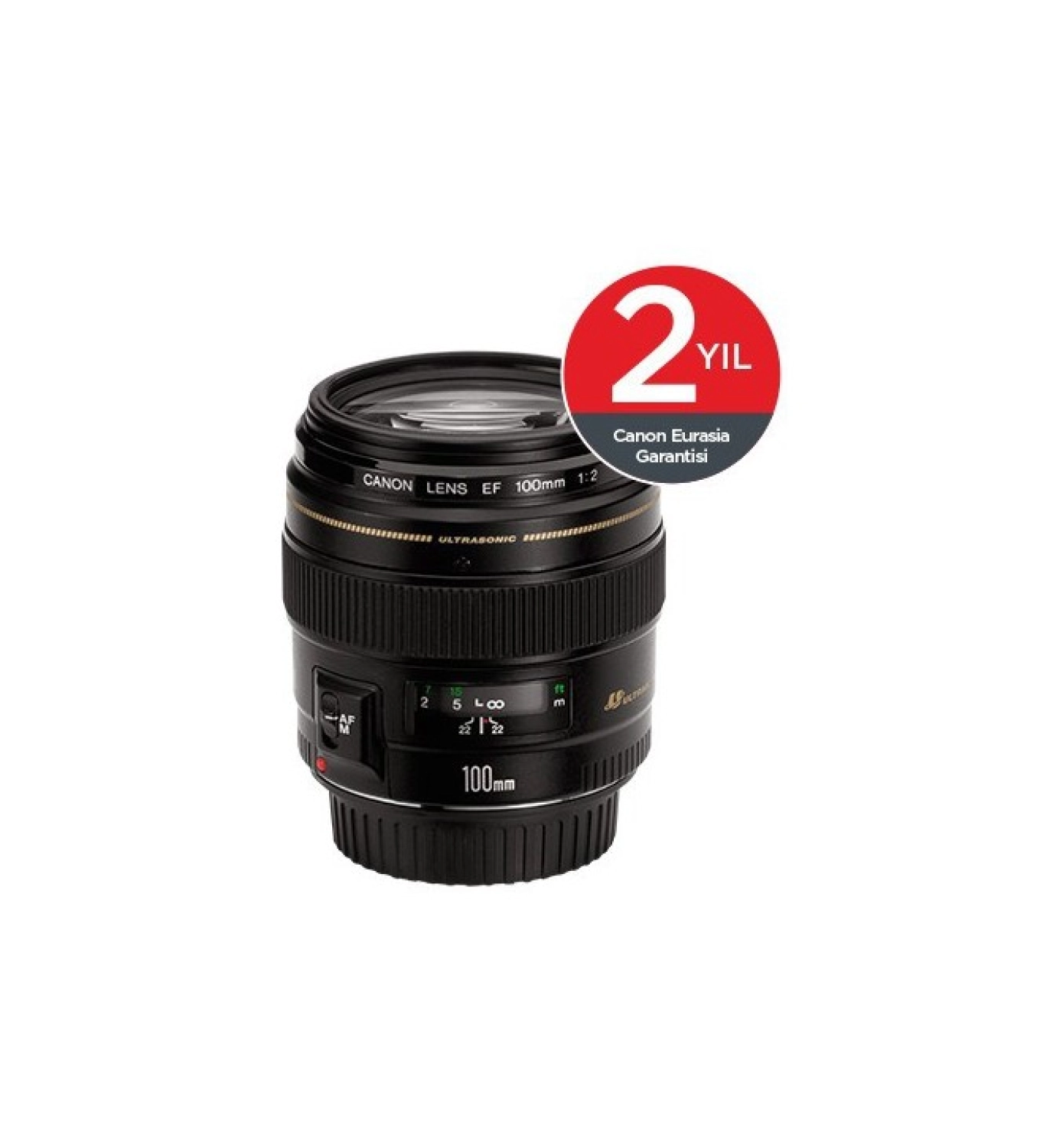 Canon Ef100Mm F2 Usm Objektif ürün görseli