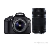 Canon Eos 1200D 18-55+75-300Mm Slr Dijital Fotoğraf Makinesi