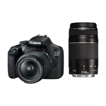 Canon Eos 2000D 18-55Mm 75-300Mm Double Kit Dslr Fotoğraf Makinesi