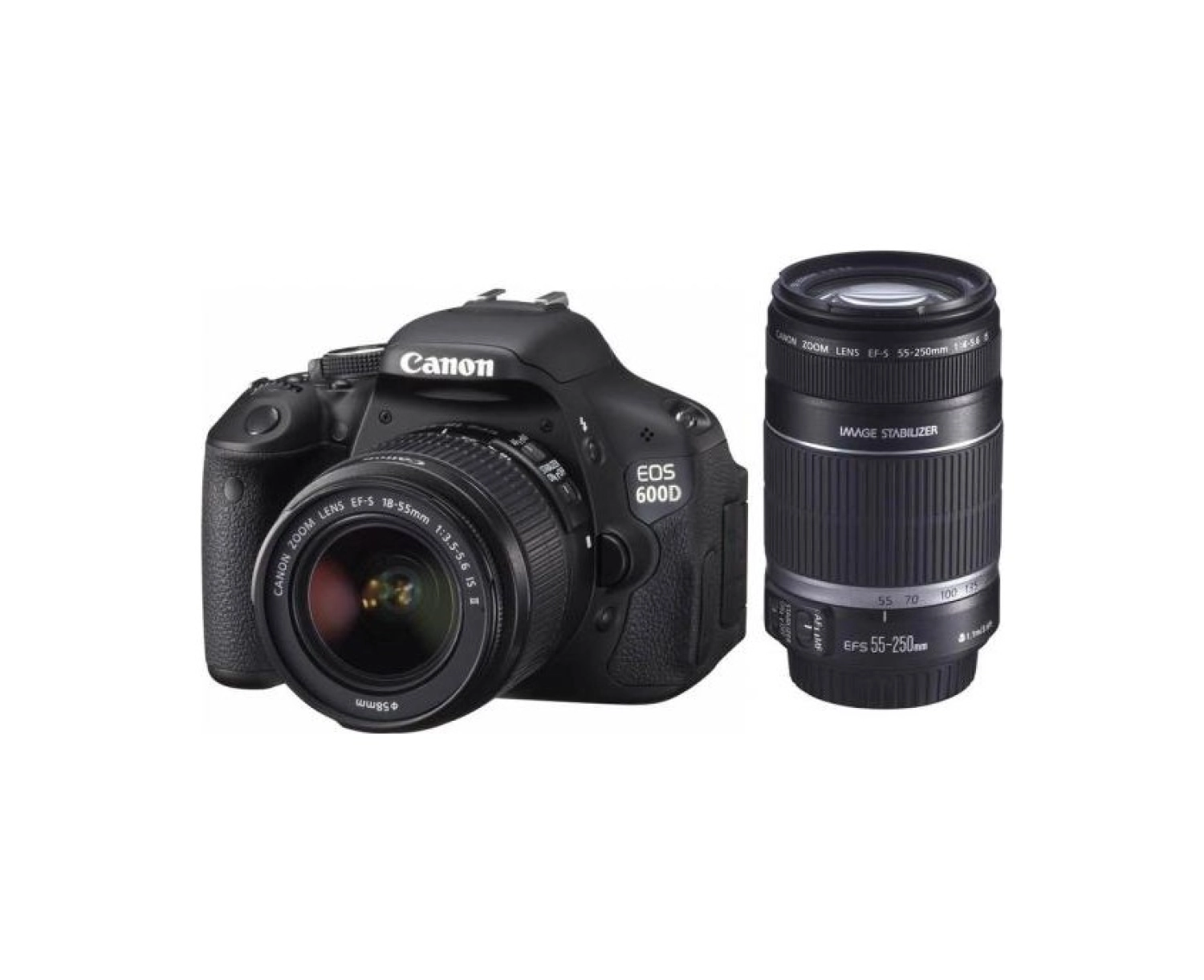 Canon Eos 600D 18-55Mm Is Ii + 55-250Mm Is Ii Double Ki̇t ürün görseli