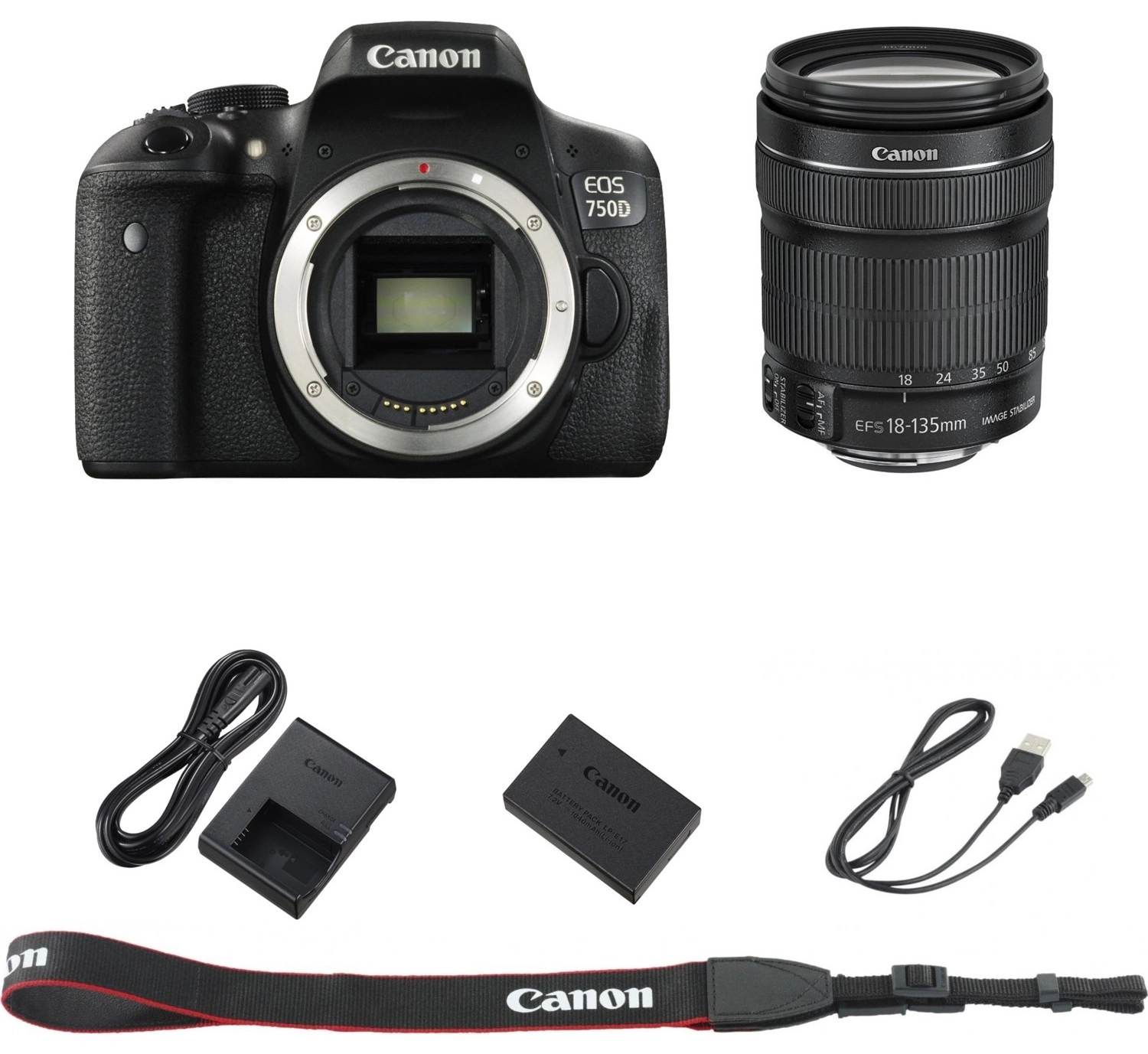 Canon Eos 750D 18-135Mm Is Lens Dijital Slr Fotoğraf Makinesi - Görsel 3