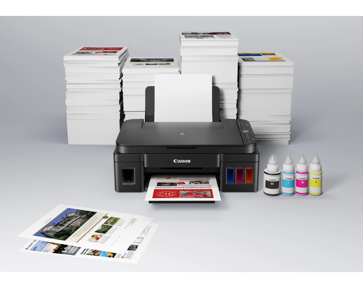 Canon G3416 Wi-Fi + Tarayıcı + Fotokopi Renkli Çok Fonksiyonlu Tanklı Mürekkep Püskürtmeli Yazıcı - Görsel 6