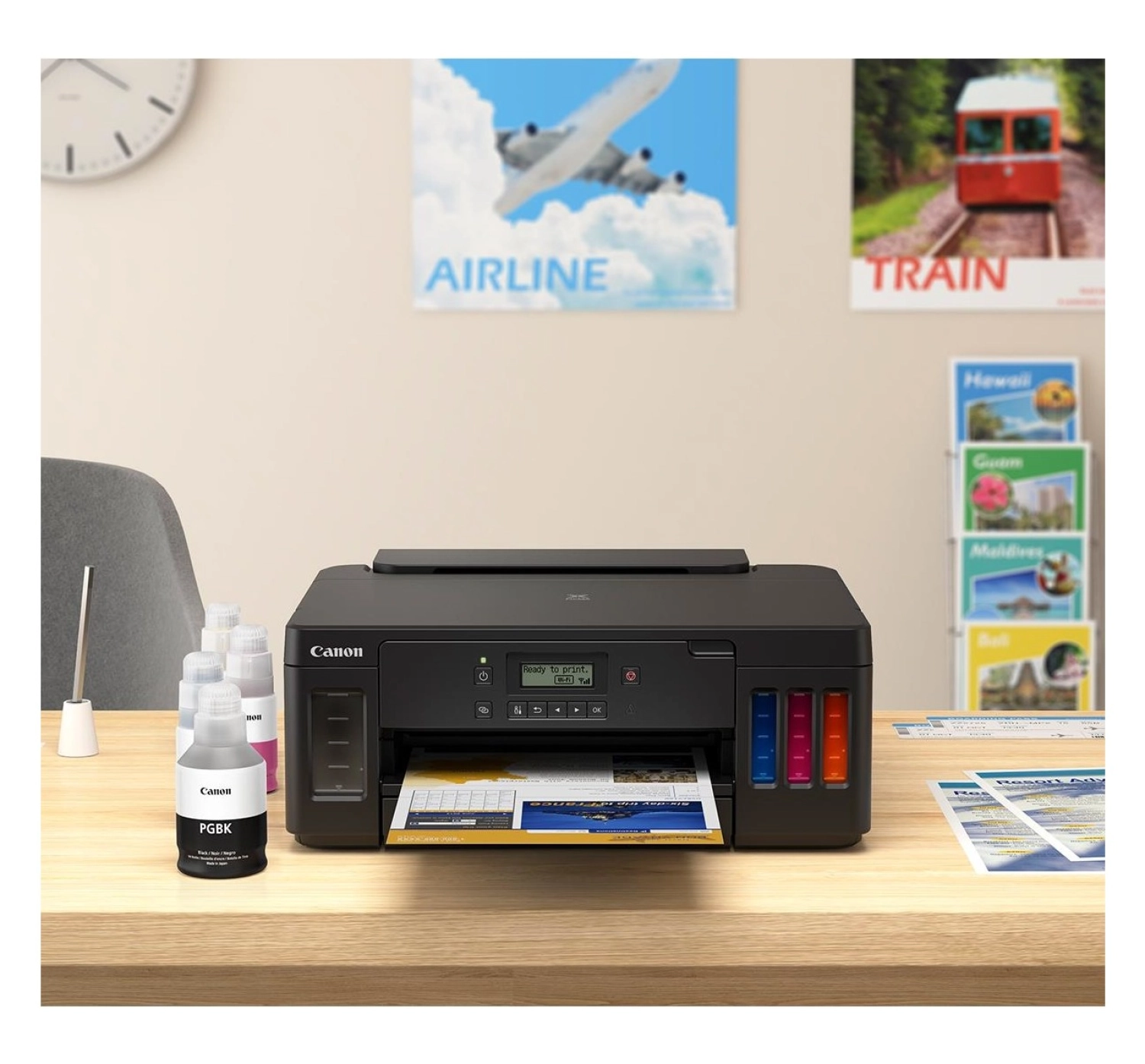 Canon G5040 Renkli Mürekkep Tanklı Yazıcı/ Wifi/Duplex - Görsel 3