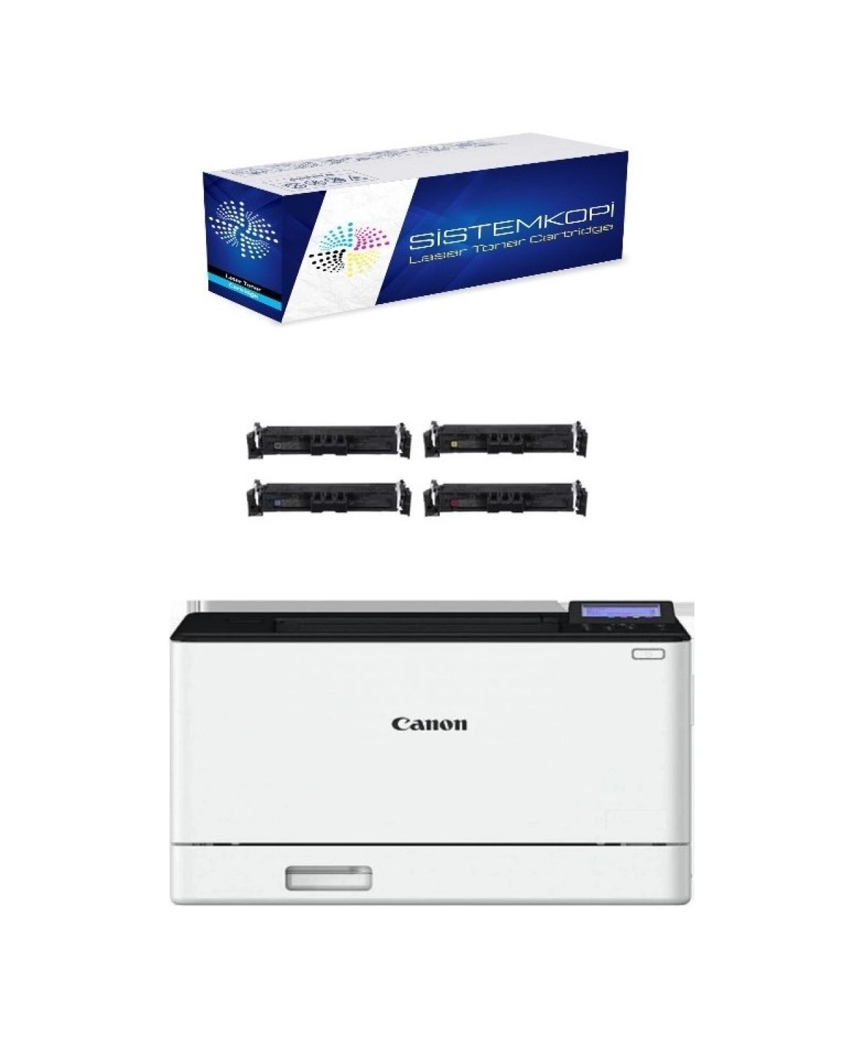 Canon I-Sensys Mf673Cdw Wifi Tam Dolu Muadil Tonerli Renkli Yazıcı ürün görseli
