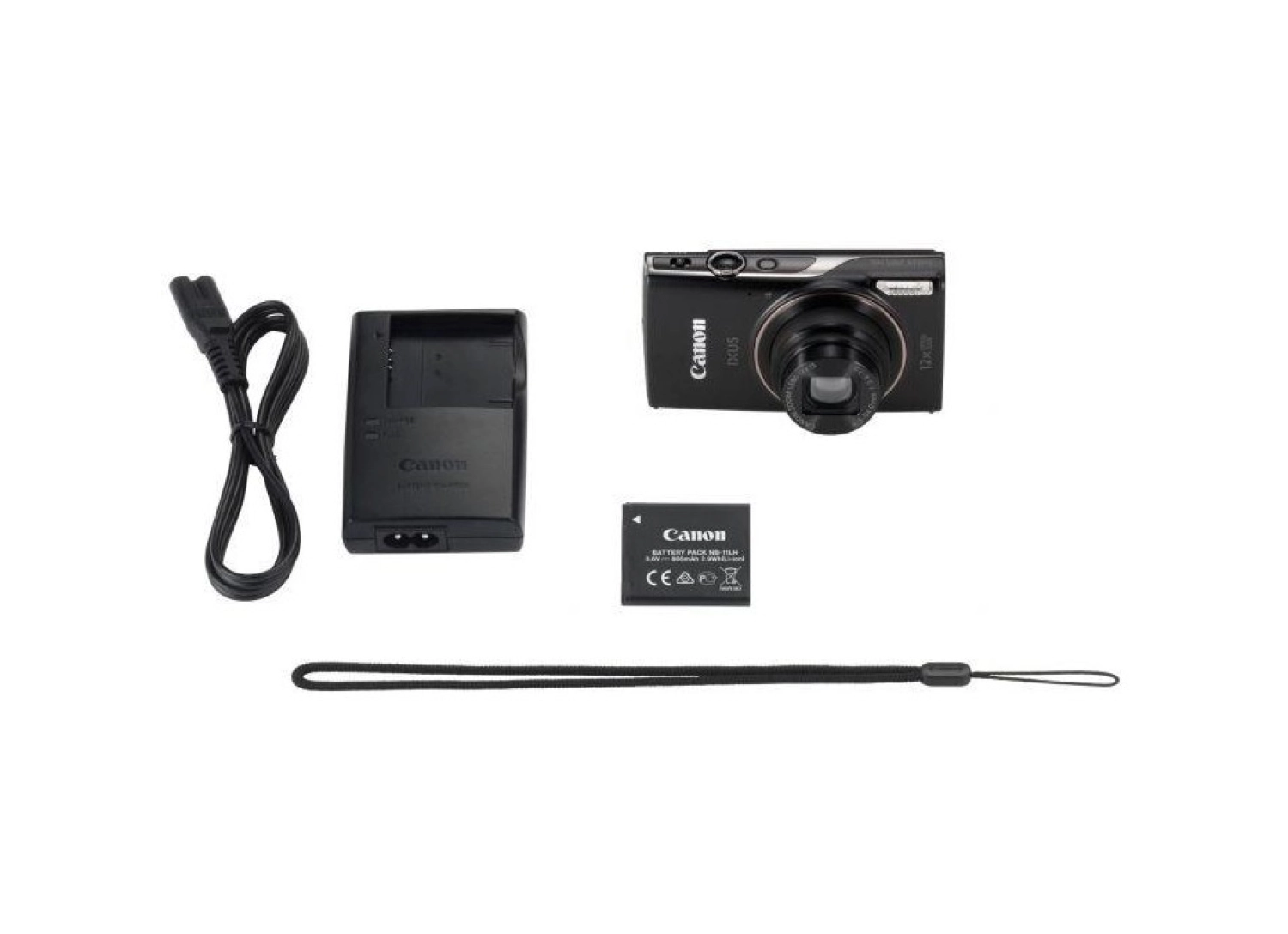 Canon Ixus 285 (Ixy 650) Dijital Kompakt Fotograf Makinası - Siyah - Görsel 5