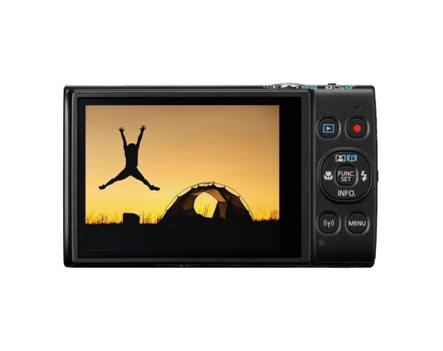 Canon Ixus 285 (Ixy 650) Dijital Kompakt Fotograf Makinası - Siyah - Görsel 3