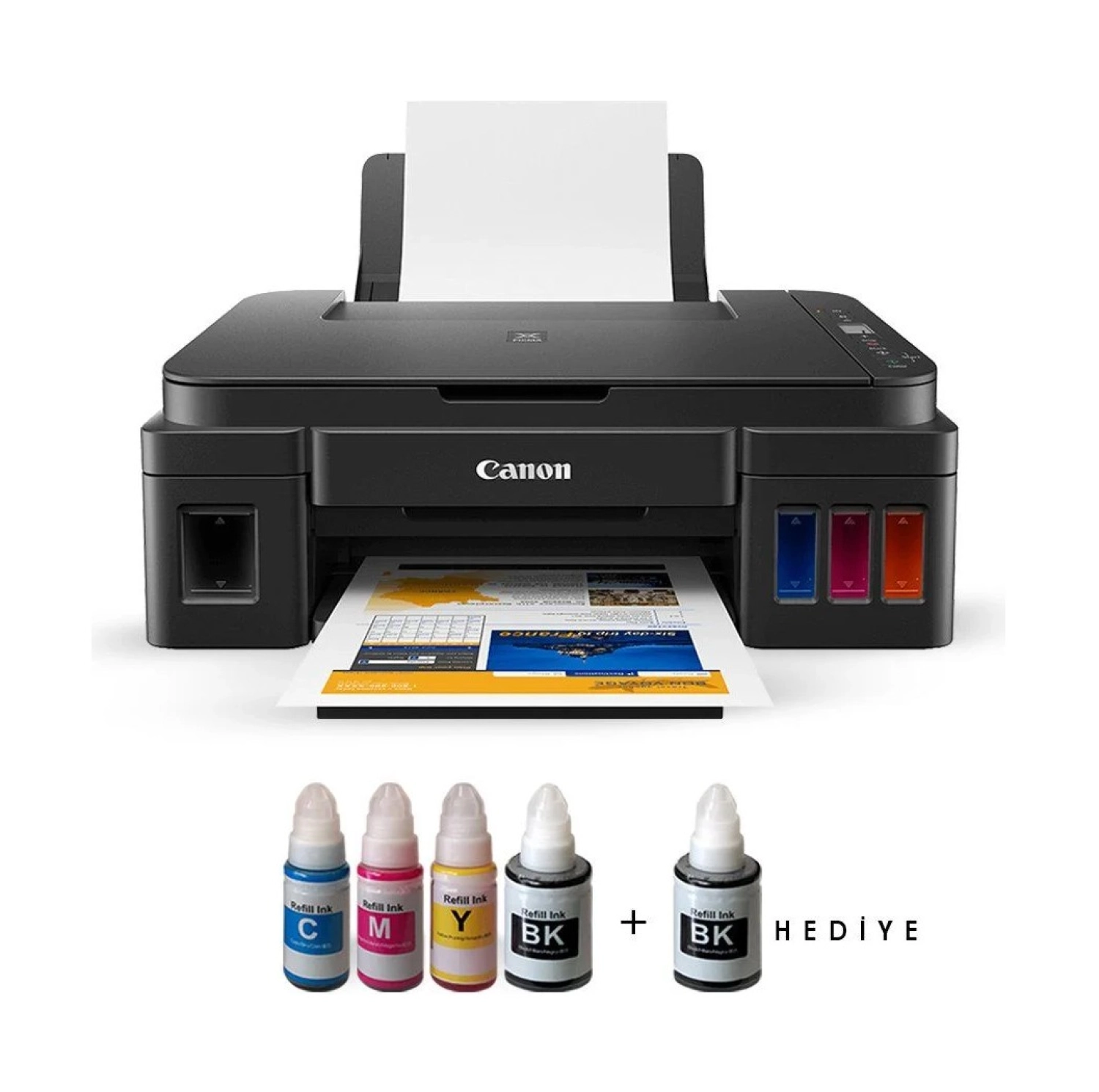 Canon Photoink Mürekkepli Canon Pıxma G3416 Yazıcı Ve Bitmeyen Kartuş Sistemi ürün görseli