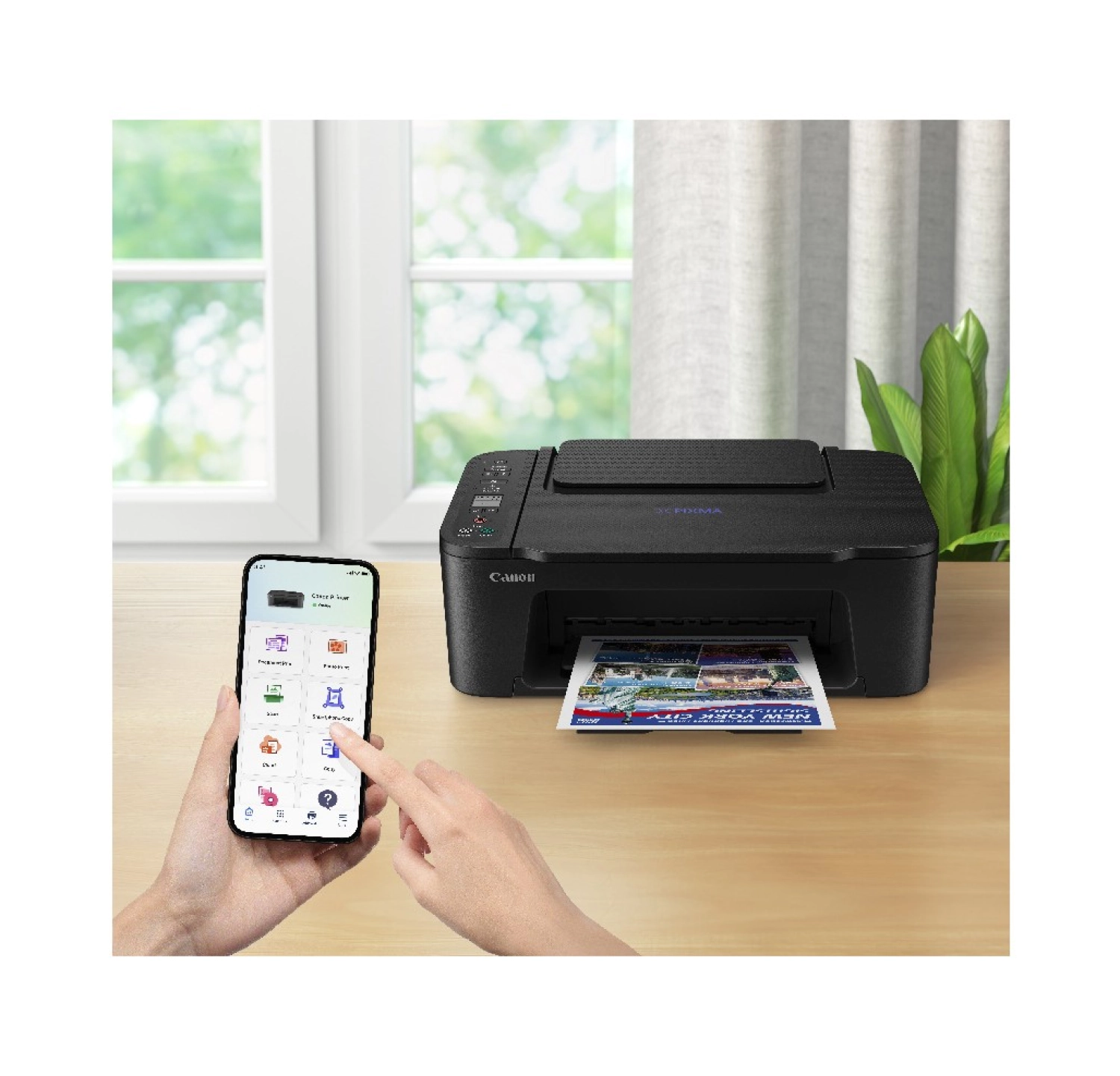 Canon Pixma E3640 Wi-Fi + Tarayıcı + Fotokopi Renkli Çok Fonksiyonlu Mürekkep Püskürtmeli Yazıcı - Görsel 5
