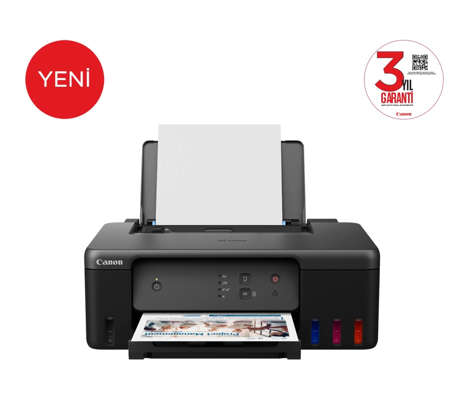 Canon Pixma G1430 Tek Fonksiyonlu Renkli Mürekkep Tanklı Yazıcı ürün görseli