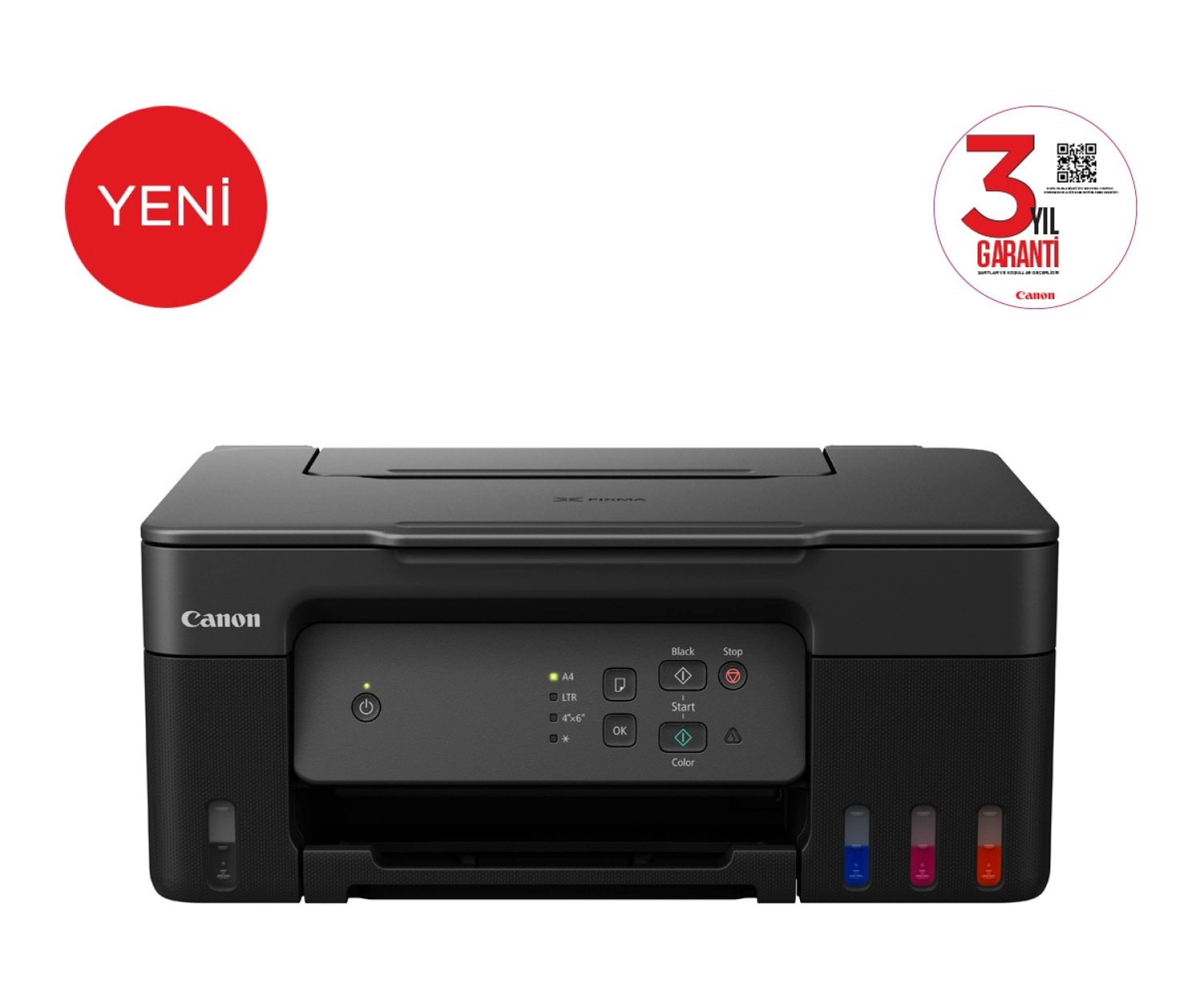 Canon Pixma G2430 Tarayıcı + Fotokopi Renkli Çok Fonksiyonlu Tanklı Mürekkep Püskürtmeli Yazıcı ürün görseli