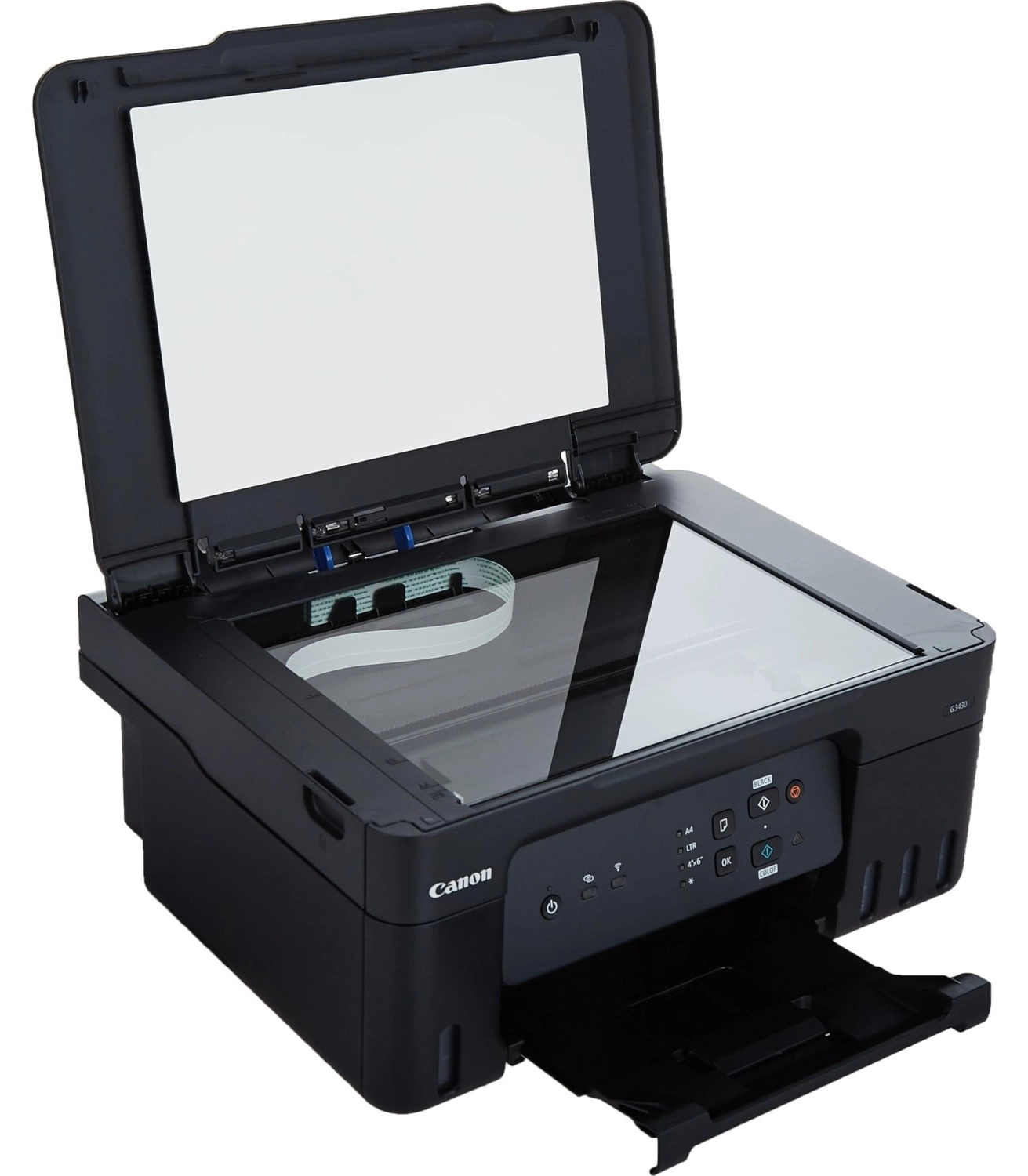 Canon Pixma G3430 Wi-Fi + Tarayıcı + Fotokopi Renkli Çok Fonksiyonlu Tanklı Mürekkep Püskürtmeli Yazıcı+Photopaper Variety Pack - Görsel 3