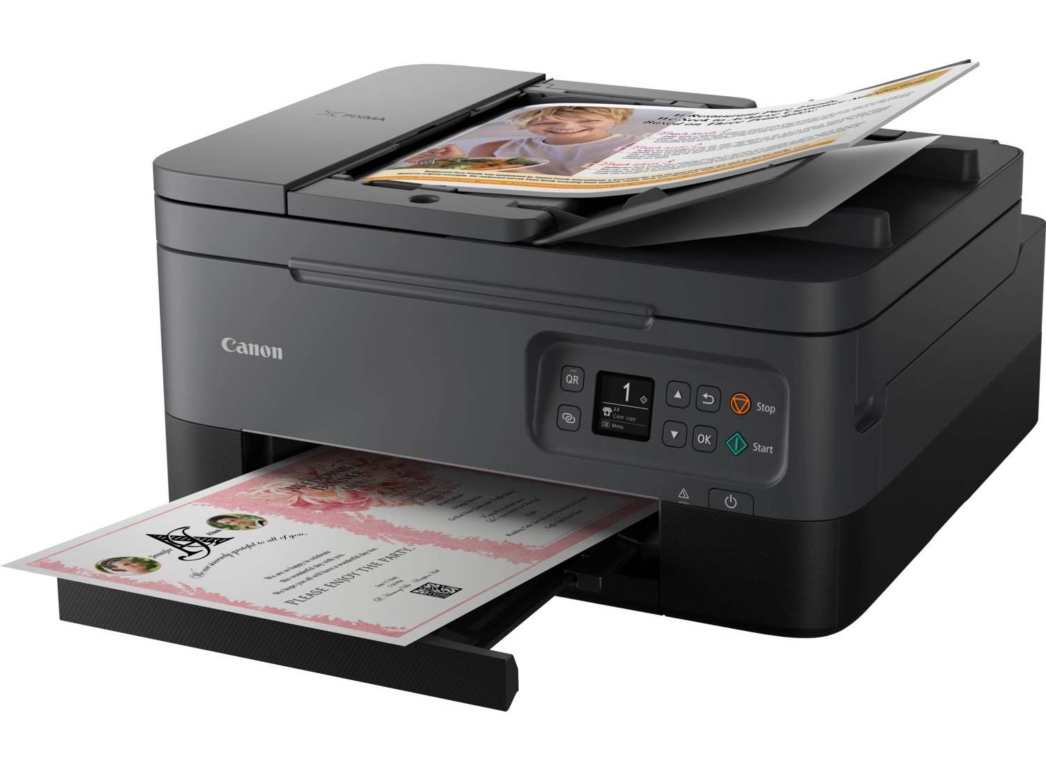 Canon Pixma Tr4755I Tarayıcı + Fotokopi + Wi-Fi + Faks + Çok Fonksiyonlu Yazıcı ürün görseli