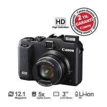 Canon Powershot G15 12,1 Mp 5X Optik 3" Lcd Ekran Dijital Fotoğraf Makinesi