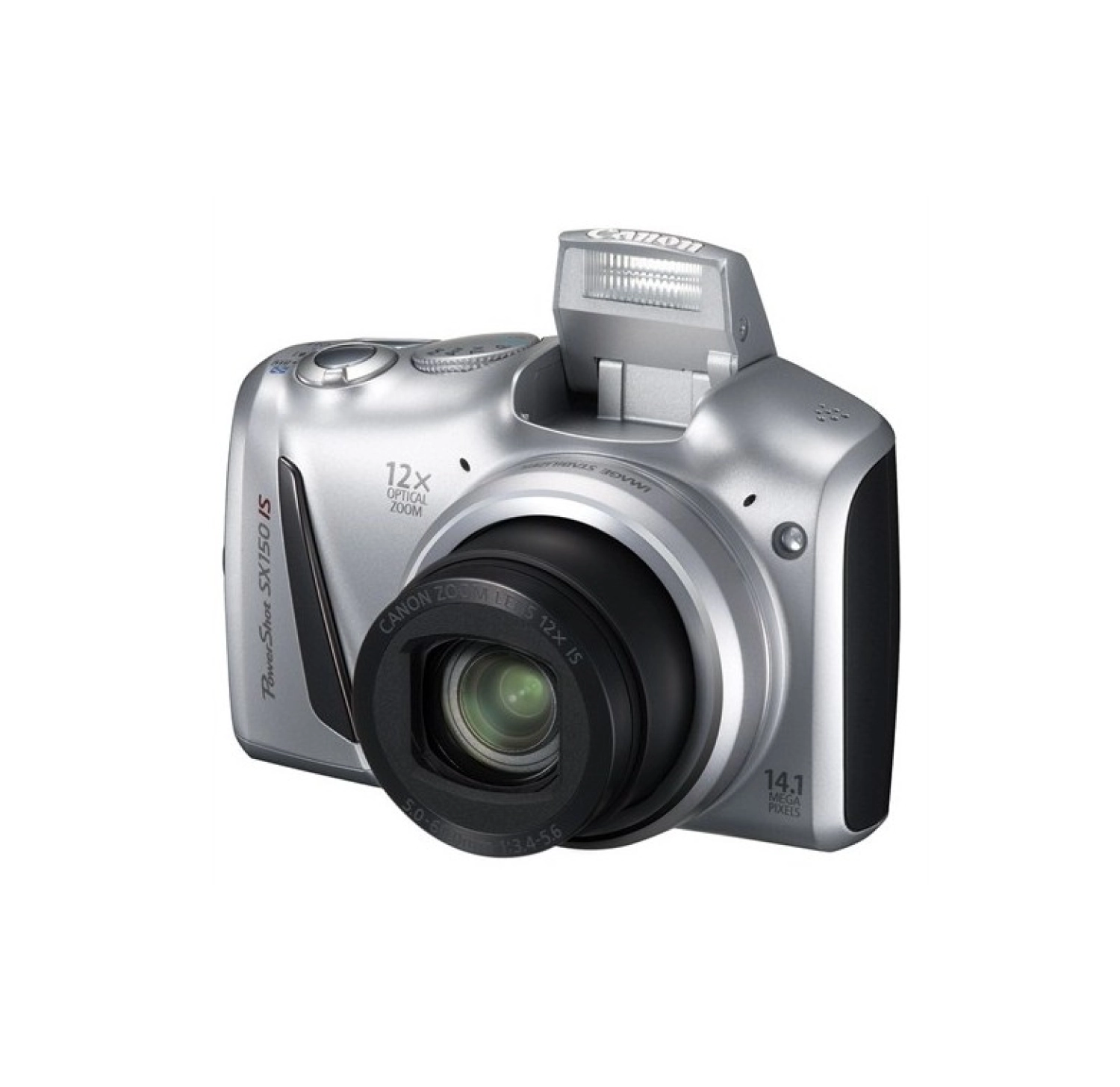Canon Powershot Sx150 Is 14.1Mp 12X Optik Zoom 3.0" Lcd Hd Çekim Dijital Fotoğraf Makinesi - Görsel 2