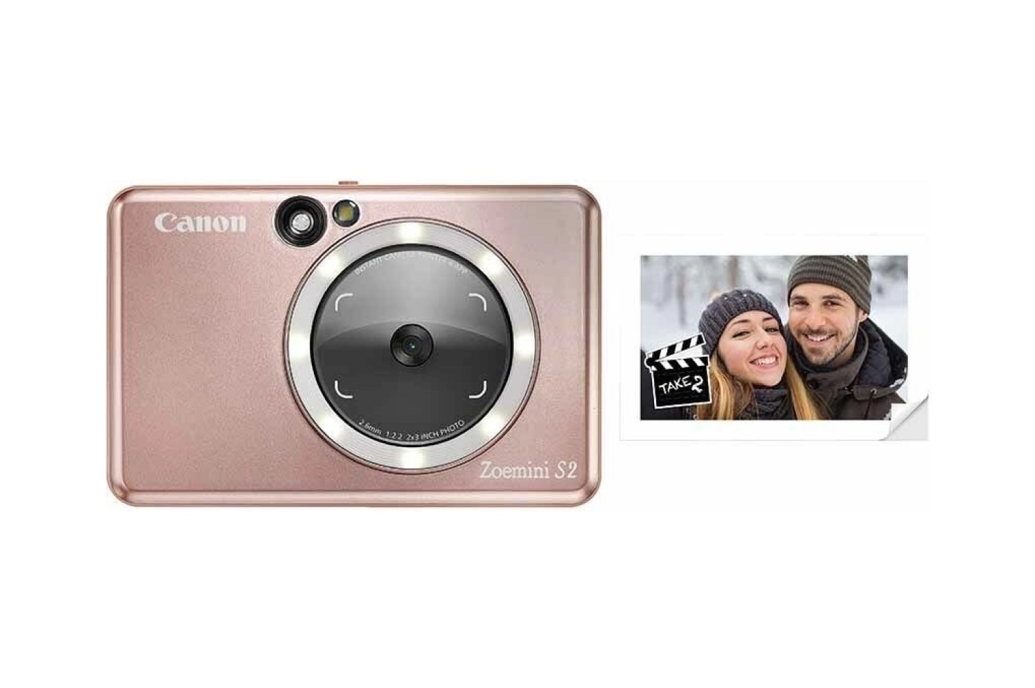 Canon Zoemini S2 Rose Gold Şipşak Fotoğraf Makinesi ürün görseli