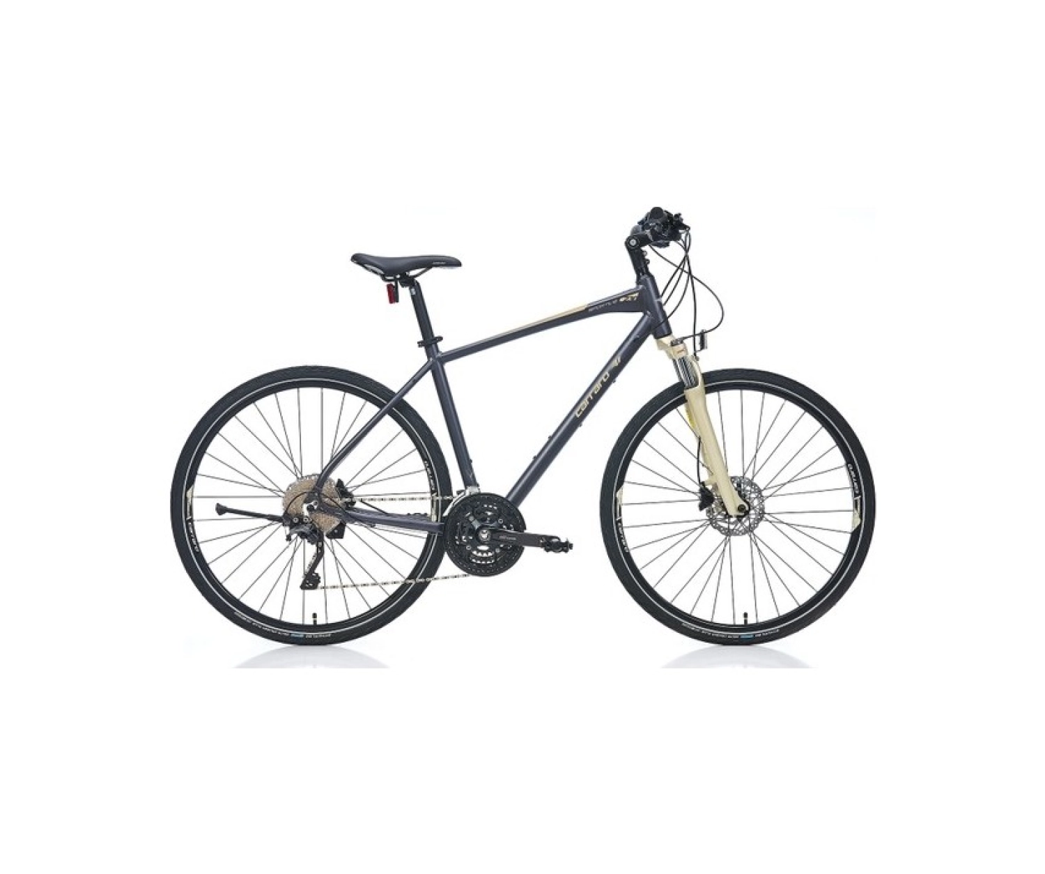 Carraro Sportive 230 Şehir Gezi Bisikleti 28 Jant 46 Kadro 30 Vites Hd Koyu Gri Bronz Açık Gri ürün görseli
