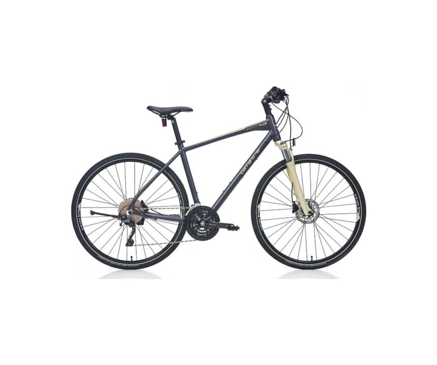 Carraro Sportive 230 Şehir Gezi Bisikleti 28 Jant 46 Kadro 30 Vites Hd Koyu Gri Bronz Açık Gri - Görsel 2