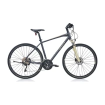 Carraro Sportive 230 Şehir Gezi Bisikleti 28 Jant 46 Kadro 30 Vites Hd Koyu Gri Bronz Açık Gri